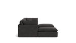 Chill Time seccional modular en U de 5 piezas, Dark Shadow