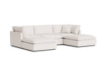 Chill Time Seccional modular en U de 5 piezas, Nomad Snow