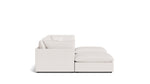 Chill Time Seccional modular en U de 5 piezas, Nomad Snow