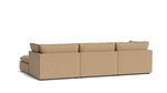 Chill Time Seccional modular en U de 5 piezas, avellana