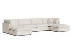 Chill Time Seccional modular en forma de U de 6 piezas, abedul