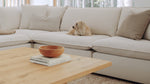 Chill Time Seccional modular en forma de U de 6 piezas, abedul
