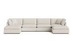 Chill Time Seccional modular en forma de U de 6 piezas, abedul