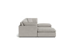Chill Time Seccional modular en U de 6 piezas, gris jaspeado