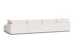 Chill Time seccional modular en forma de U de 6 piezas, Nomad Snow