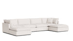 Chill Time seccional modular en forma de U de 6 piezas, Nomad Snow