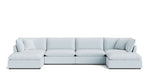 Chill Time Seccional modular en forma de U de 6 piezas, Cove
