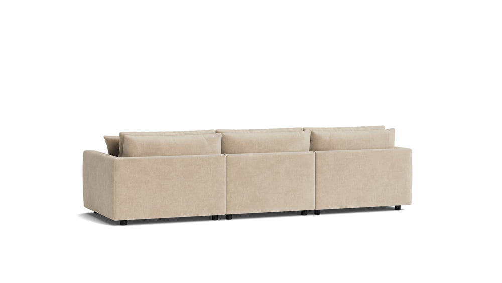 Soft Spot — Sofá modular de 3 piezas, avena