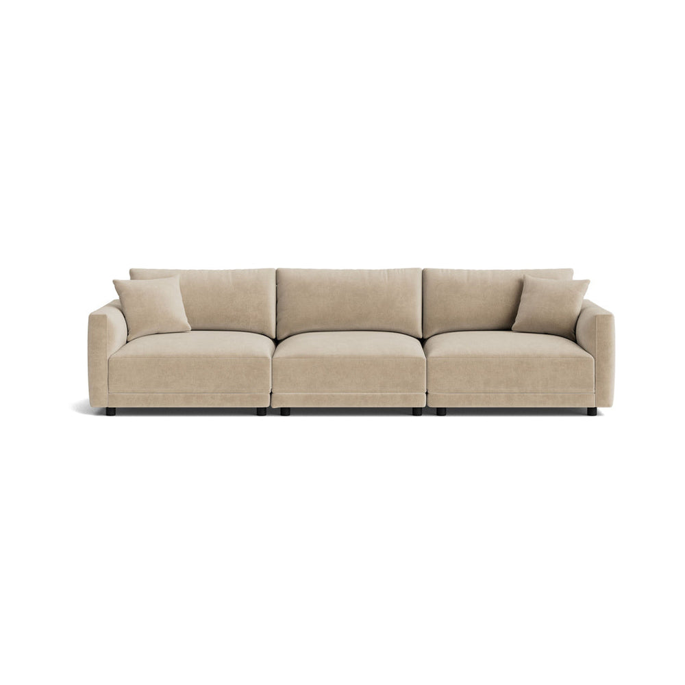 Soft Spot — Sofá modular de 3 piezas, avena