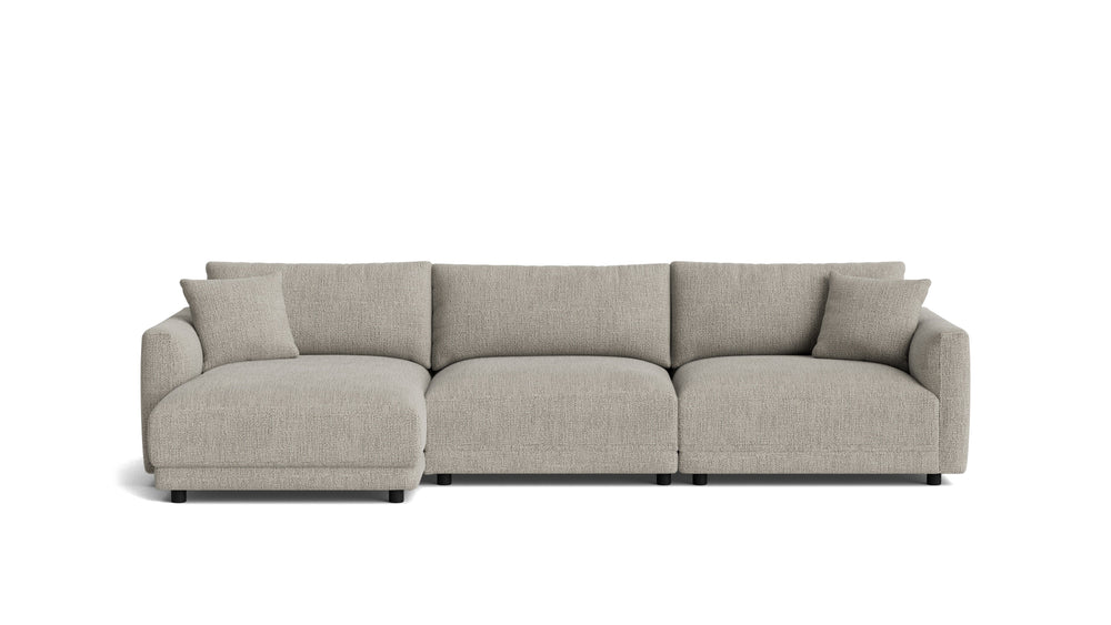 Soft Spot Seccional modular de 3 piezas, izquierdo, avena