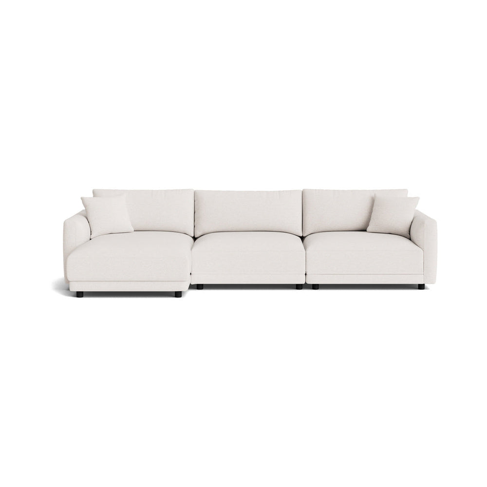 Soft Spot Seccional modular de 3 piezas, izquierdo, avena