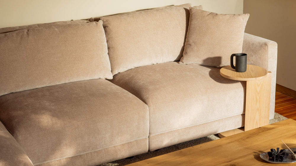 Soft Spot Seccional modular de 3 piezas, izquierdo, avena