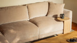Soft Spot Seccional modular de 3 piezas, izquierdo, avena
