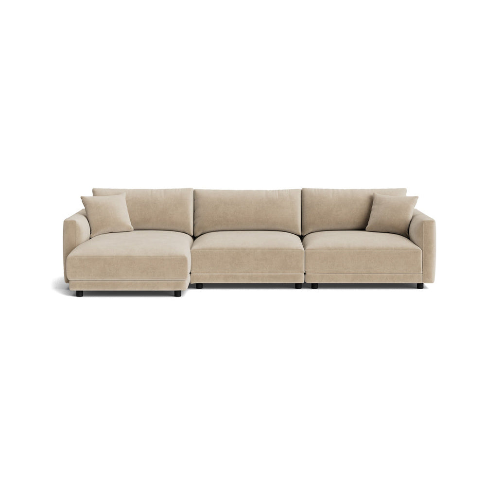 Soft Spot Seccional modular de 3 piezas, izquierdo, avena