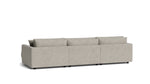 Soft Spot seccional modular de 3 piezas, orientación derecha, anacardo