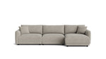 Soft Spot seccional modular de 3 piezas, orientación derecha, anacardo