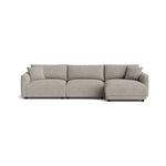 Soft Spot seccional modular de 3 piezas, orientación derecha, anacardo