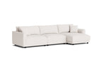 Soft Spot seccional modular de 3 piezas, orientación derecha, anacardo
