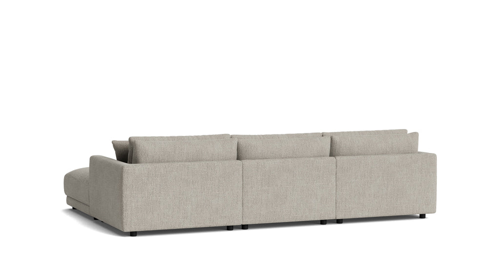 Soft Spot Seccional modular de 4 piezas, avena