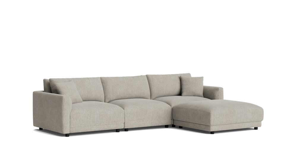 Soft Spot Seccional modular de 4 piezas, avena