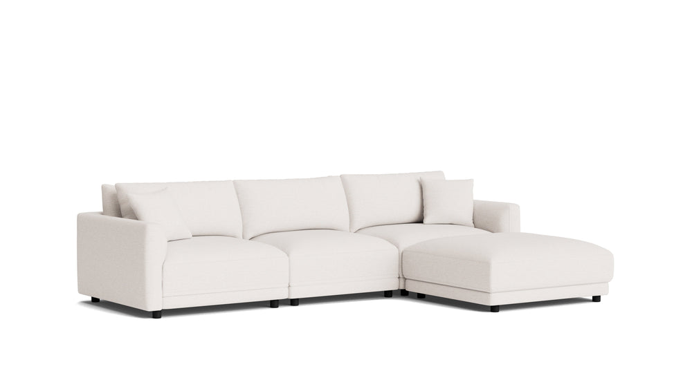 Soft Spot Seccional modular de 4 piezas, avena