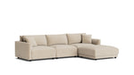 Soft Spot Seccional modular de 4 piezas, avena