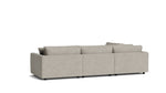 Soft Spot Seccional modular izquierdo de 4 piezas, anacardo