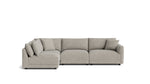Soft Spot Seccional modular izquierdo de 4 piezas, anacardo