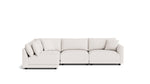 Soft Spot Seccional modular izquierdo de 4 piezas, anacardo