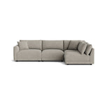 Soft Spot Seccional modular de 4 piezas, derecho, anacardo