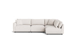 Soft Spot Seccional modular de 4 piezas, derecho, anacardo