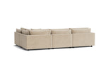 Soft Spot Seccional modular de 4 piezas, derecho, anacardo
