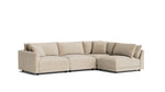 Soft Spot Seccional modular de 4 piezas, derecho, anacardo