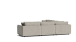 Soft Spot seccional modular cerrado de 5 piezas, Nomad Snow