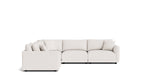 Soft Spot seccional modular cerrado de 5 piezas, Nomad Snow