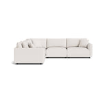 Soft Spot seccional modular cerrado de 5 piezas, Nomad Snow