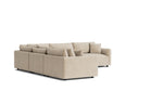 Soft Spot seccional modular cerrado de 5 piezas, Nomad Snow