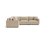 Soft Spot seccional modular cerrado de 5 piezas, Nomad Snow