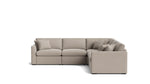 Seccional modular de 5 piezas Lift Off Power Recliner, Piedra clara