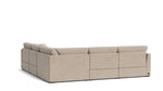 Seccional modular de 5 piezas Lift Off Power Recliner, Piedra clara