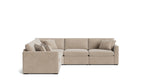 Seccional modular de 5 piezas Lift Off Power Recliner, Piedra clara