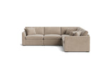 Seccional modular de 5 piezas Lift Off Power Recliner, Piedra clara