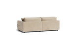 Soft Spot Seccional modular de 2 piezas, lado derecho, anacardo