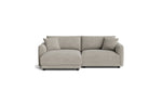 Soft Spot seccional modular de 2 piezas, izquierdo, anacardo