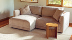 Soft Spot seccional modular de 2 piezas, izquierdo, anacardo