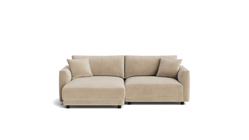 Soft Spot seccional modular de 2 piezas, izquierdo, anacardo