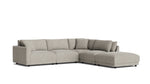 Soft Spot seccional modular de 5 piezas, lado derecho, Nomad Snow
