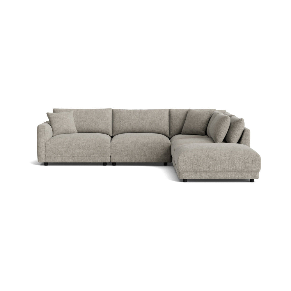 Soft Spot seccional modular de 5 piezas, lado derecho, Nomad Snow