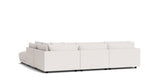 Soft Spot seccional modular de 5 piezas, lado derecho, Nomad Snow