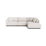 Soft Spot seccional modular de 5 piezas, lado derecho, Nomad Snow